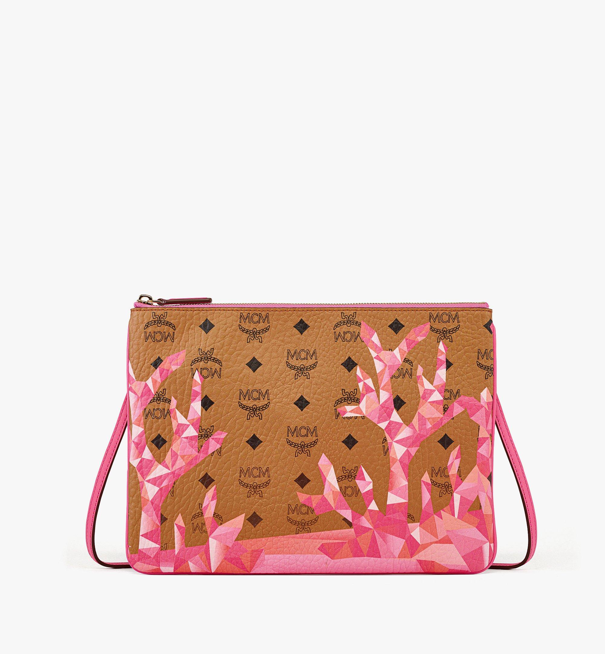 Mcm pink crossbody bag hotsell